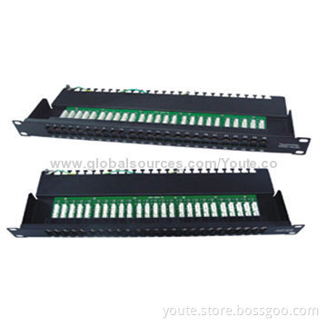 UTP Telephone Panels, 50 Port, LSA IDC, Fit for 22/23/24AWG Cables